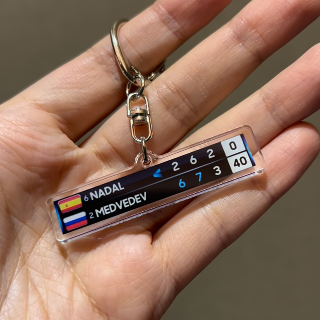 Iconic Match Keychain – Nadal vs Medvedev Australian Open