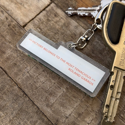 Iconic Match Keychain – Sinner vs Alcaraz 2025 French Open