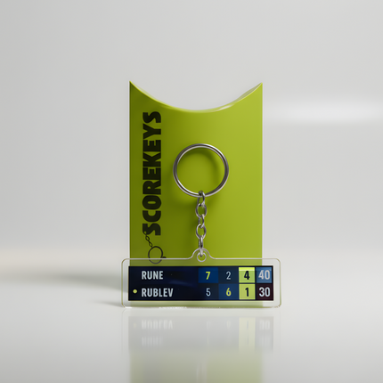Iconic Match Keychain – Rublev vs Rune 2023 Monte Carlo