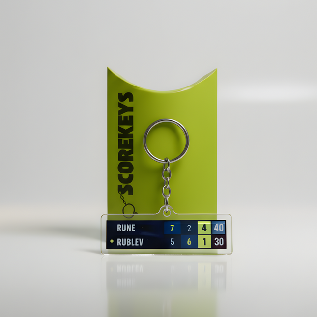 Iconic Match Keychain – Rublev vs Rune 2023 Monte Carlo